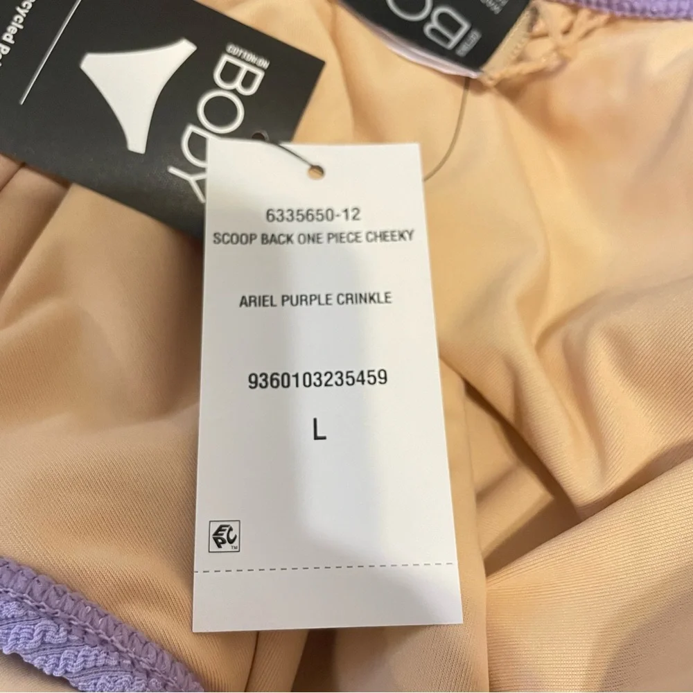 Cotton On Lavender Scoop Back Cheeky One‎ Piece Swimsuit NWT Large